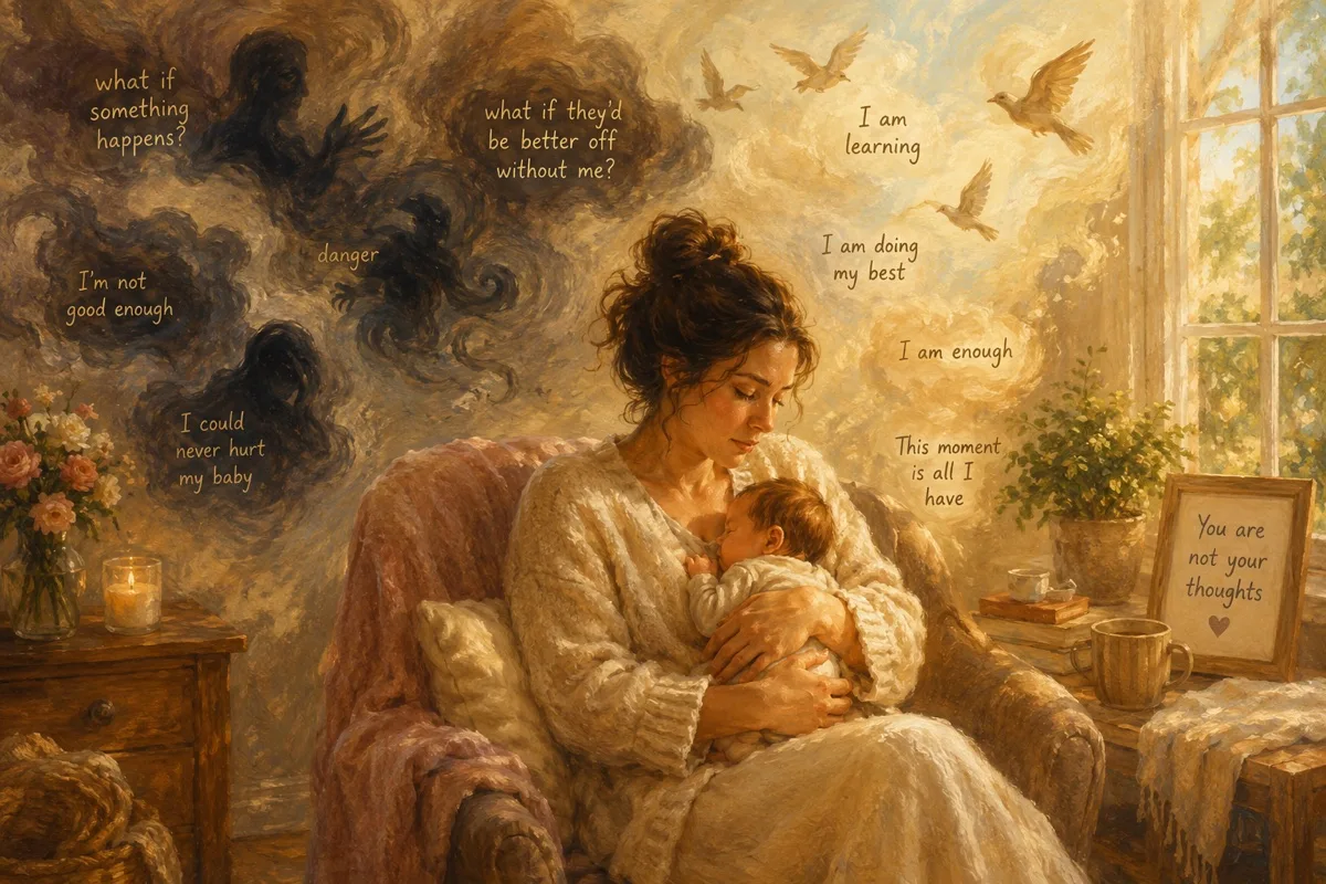 Intrusive Thoughts During Pregnancy and Postpartum: You Are Not Your Thoughts